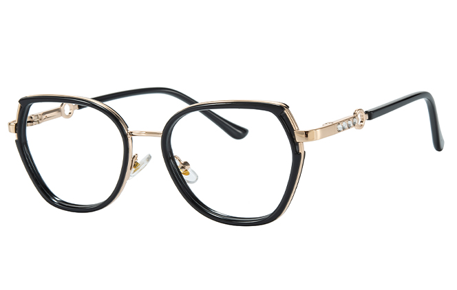 200962 Cateye Spring Hinges Eyeglasses