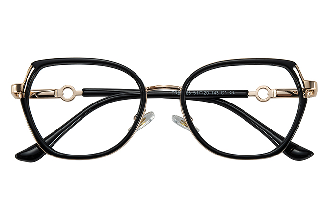 200962 Cateye Spring Hinges Eyeglasses
