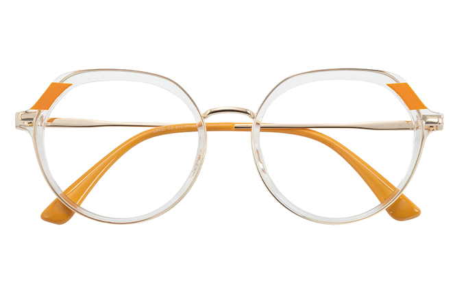 200980 Round Spring Hinge Eyeglasses