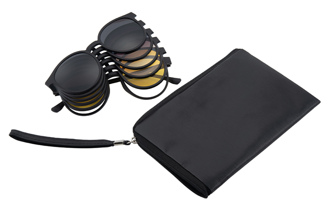 400234 Round Magnetic Clip on Eyeglasses