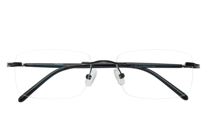 500024 Rimless Rectangle Eyeglasses
