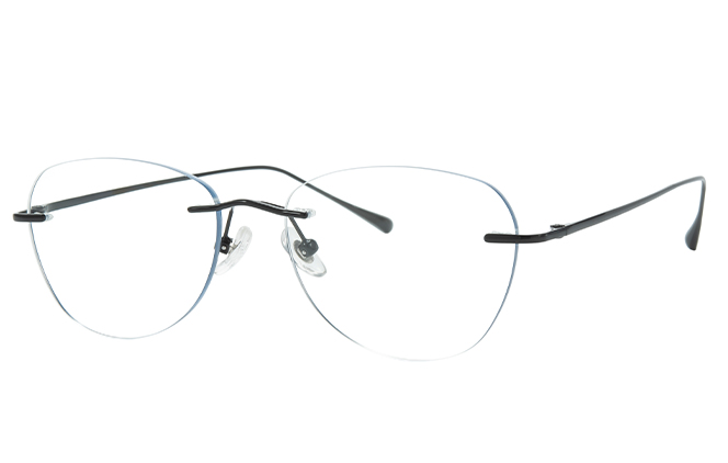 500026 Rimless Rectangle Eyeglasses