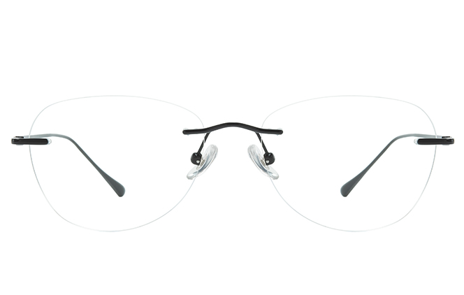 500026 Rimless Rectangle Eyeglasses