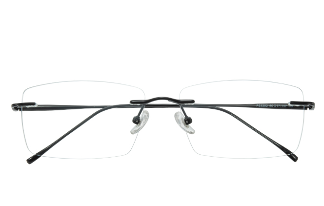 500027 Rimless Rectangle Eyeglasses