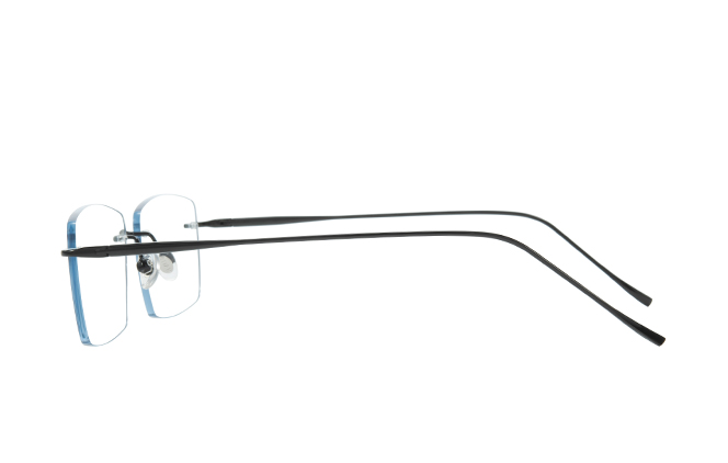 500027 Rimless Rectangle Eyeglasses