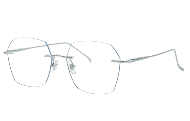 500028 Rimless Geometric Eyeglasses